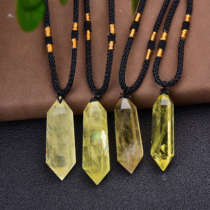 Skanto | Natural Crystal Amethyst Healing Necklace - Lyra