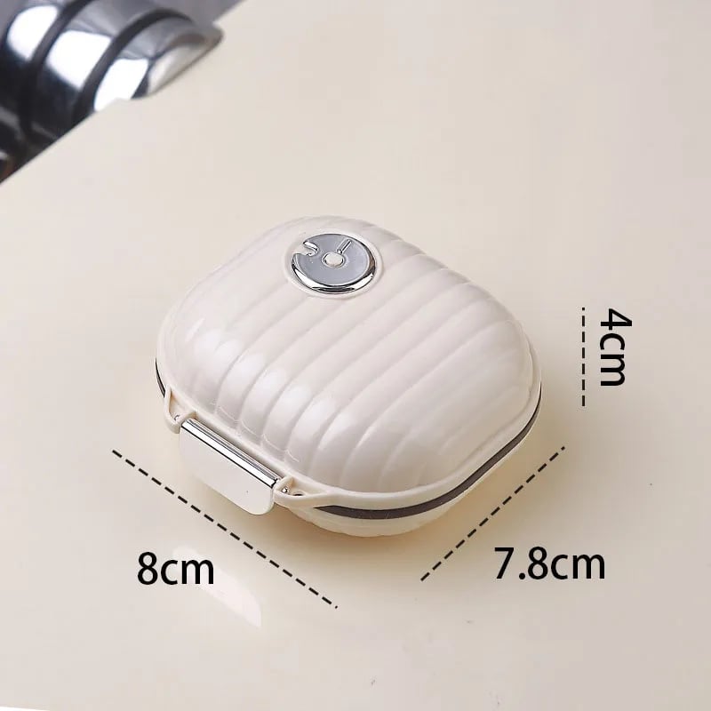 Portable pill case for daily use