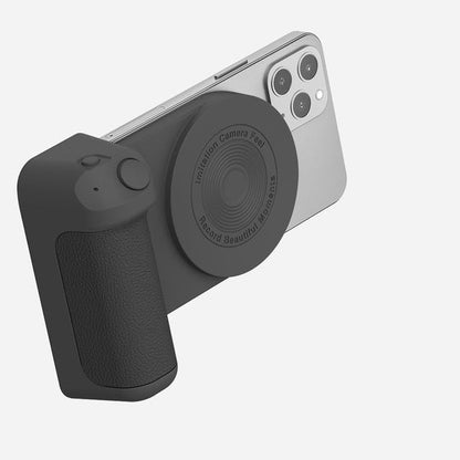 Skanto | Griply Magnetic Phone Holder with Wireless Charging – Anti-Vibration Hand Grip for Stable Shots