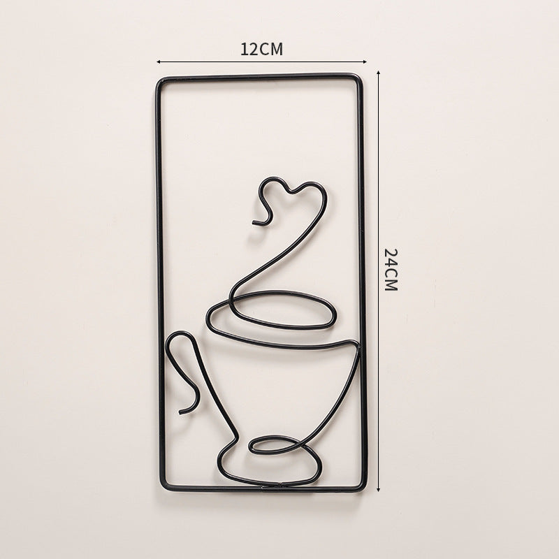 BowLift | Modern Abstract Cat Metal Wall Hanging for Stylish Home Decor