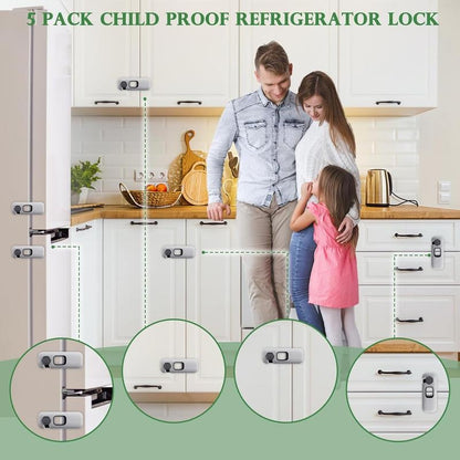 Child Safety Cabinet Locks Multi-Pack | Bowlift