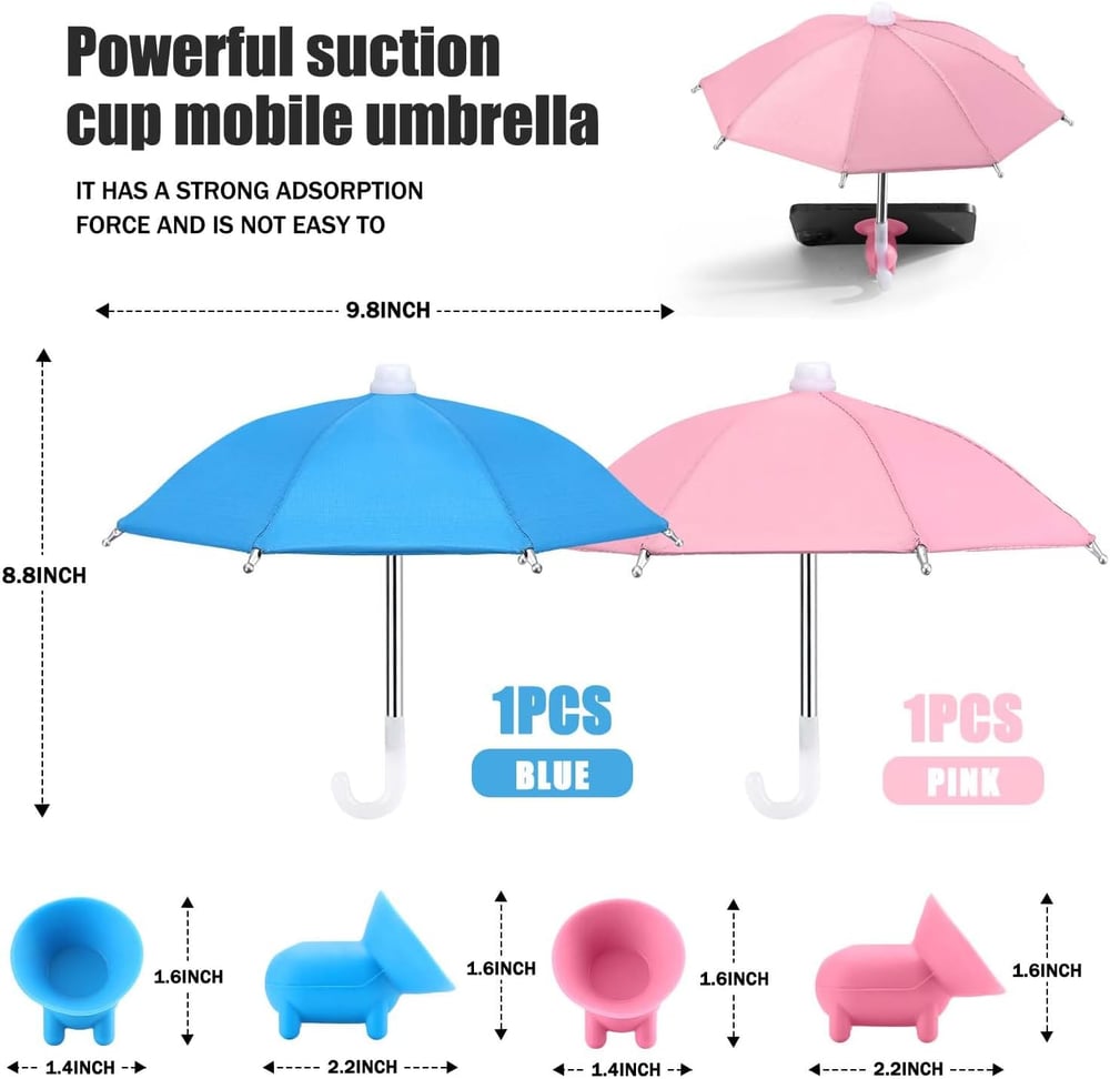 Phone Umbrella Suction Cup Stand for Sun | Bowlift