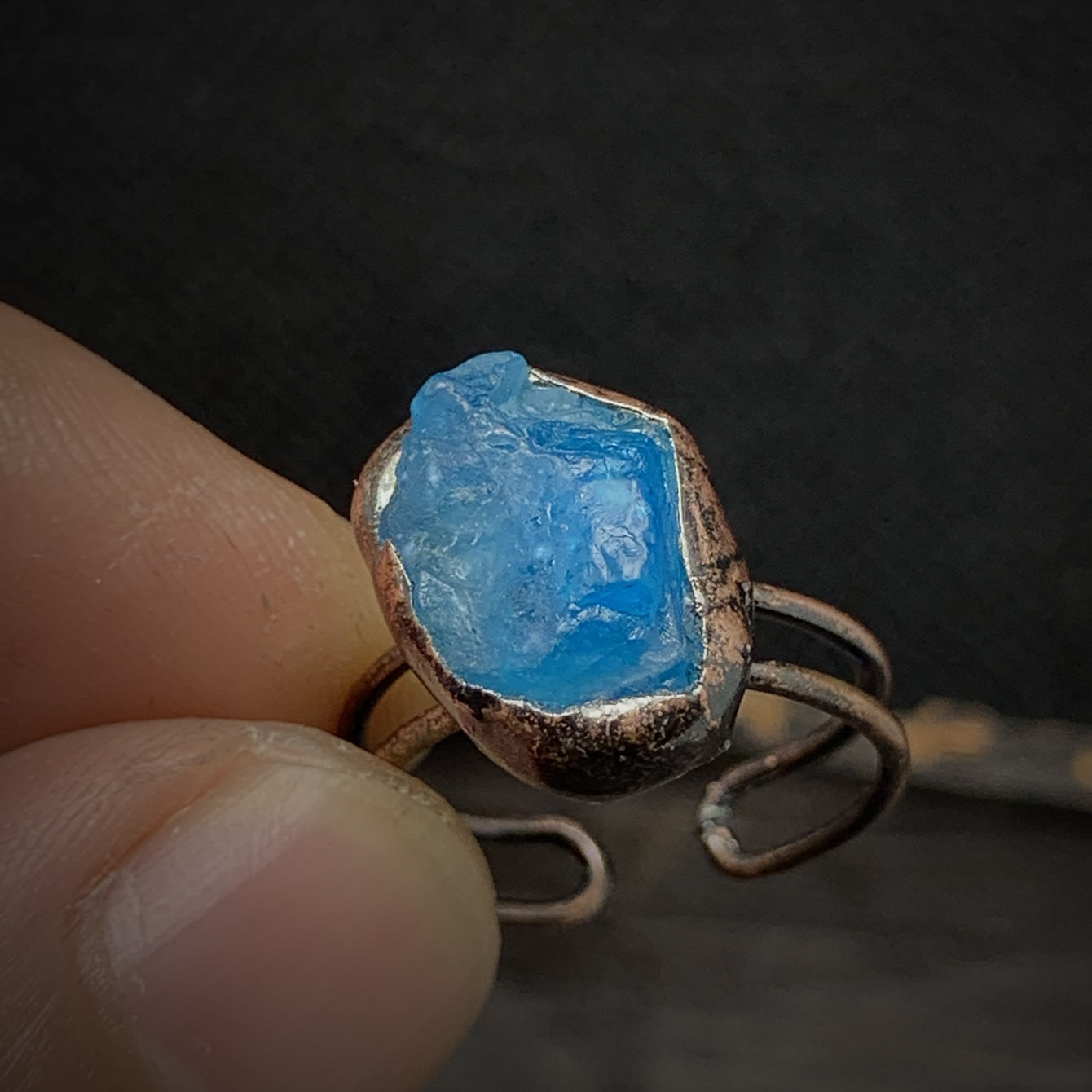 Skanto | Natural Raw Birthstone Ring - Selina