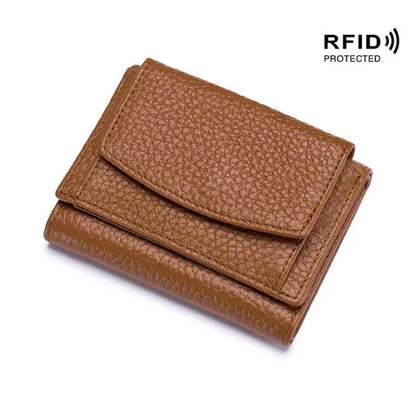 BowLift | RFID Blocking Wallet | Compact Leather Card Holder | Slim Travel Accessory for Men & Women