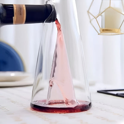 Glass Wine Decanter – Stylish and Elegant | Perfect for Aerating Red Wine at Dinners and Parties | Bowlift