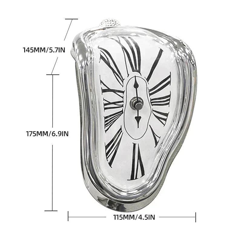 Sandsberg | Melting Wall Clock | Surreal Distorted Design