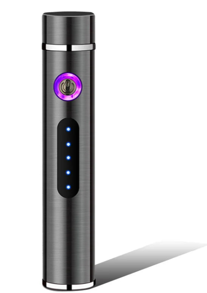 BowLift | Voltrino Cylinder USB lighter | Double arc technology | Rechargeable & windproof | Noble metal casing for men