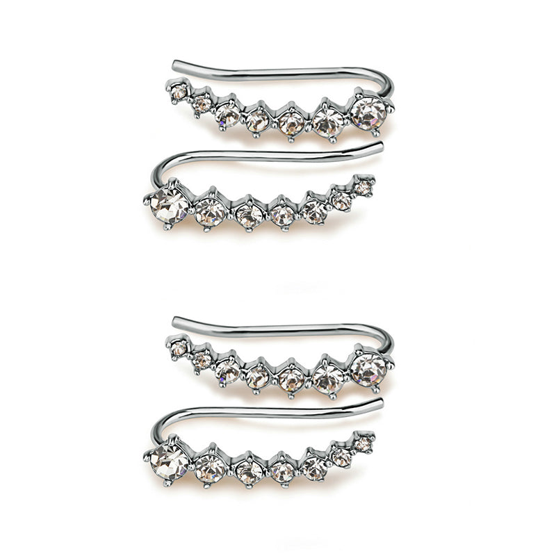 Skanto | Seven Star Diamond Stud Earrings