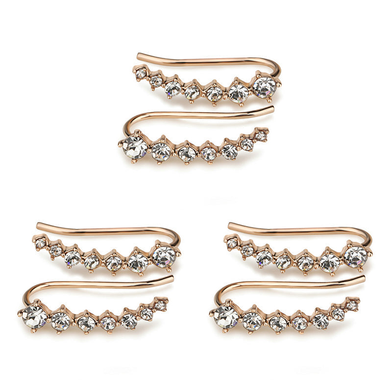 Skanto | Seven Star Diamond Stud Earrings