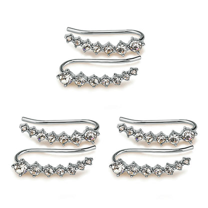 Skanto | Seven Star Diamond Stud Earrings
