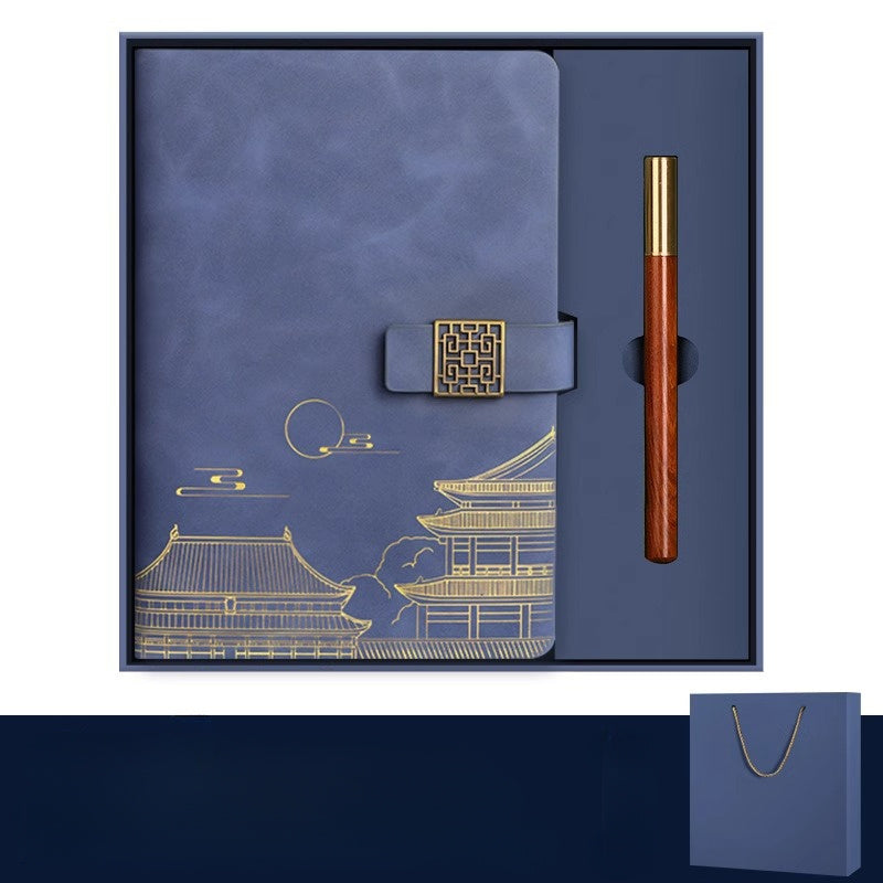 Imperia Luxe Gift Set – Notebook, Thermos Bottle and Pen in Gift Box | Bowlift