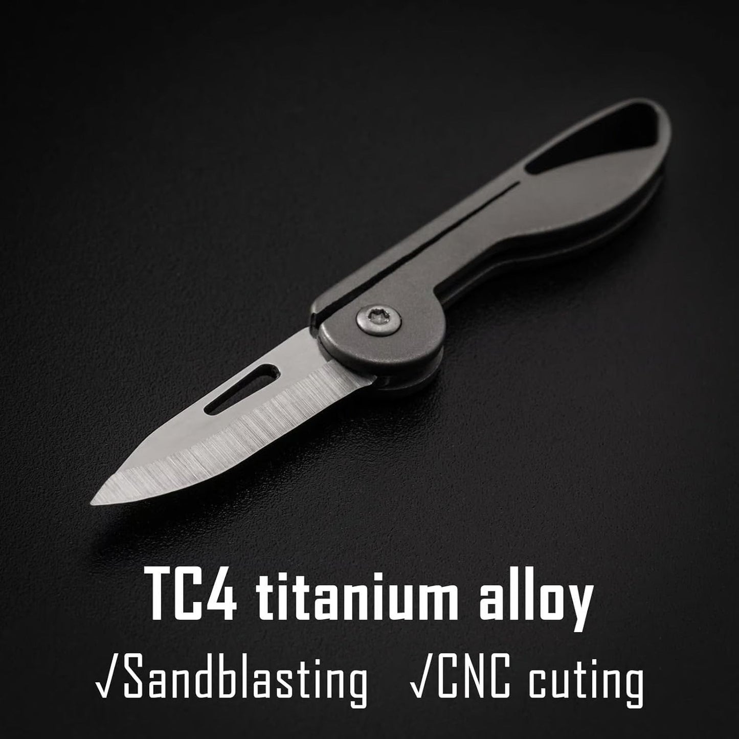 BowLift | Mini Titanium Alloy Folding Pocket Knife