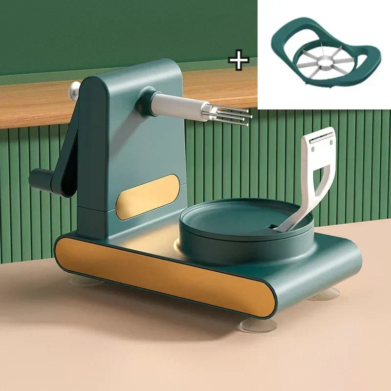 BowLift | Simple vegetable and fruit peeler with hand crank – For effortless peeling