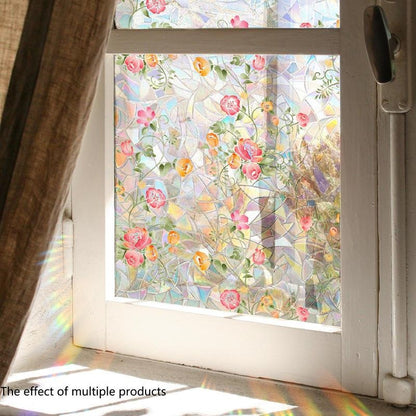 Skanto | Elegant Floral Window Sticker