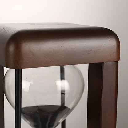 30-Minute Hourglass Timer - Solid Wood Frame & Decorative | Ideal for Office and Home | Skanto