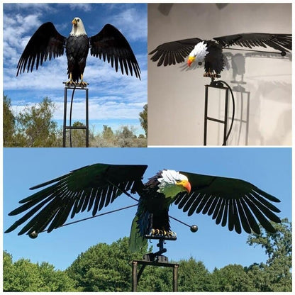 Skanto | WindGarden | Metal Garden Spinner Wind Spinner with Ground Stake – Weather-Resistant Decor