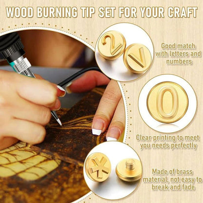 Skanto | 26 Letter Copper Mold — DIY Wood Burning/Crafting Set
