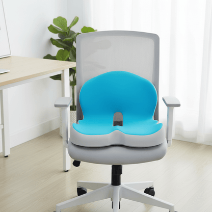 BowLift | ErgoComfort Seat Cushion – Ergonomic Memory Foam Cushion for Back Support and Comfort