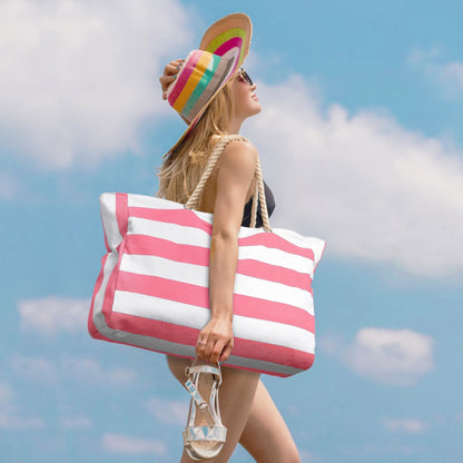 Waterproof Large Tote with Zipper Storage for Work and Play | Skanto