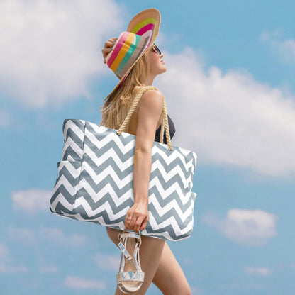 Waterproof Large Tote with Zipper Storage for Work and Play | Skanto