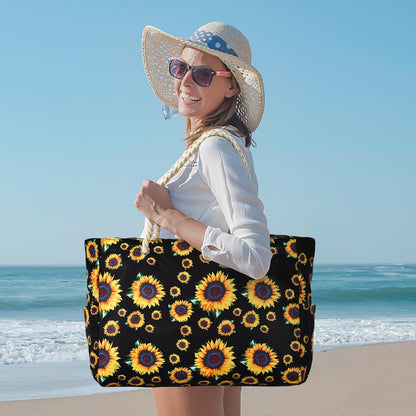 Waterproof Large Tote with Zipper Storage for Work and Play | Skanto