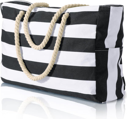 Waterproof Large Tote with Zipper Storage for Work and Play | Skanto