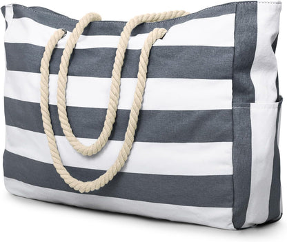 Waterproof Large Tote with Zipper Storage for Work and Play | Skanto