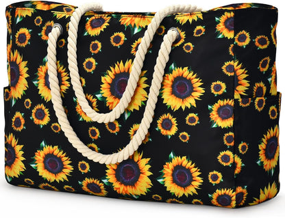 Waterproof Large Tote with Zipper Storage for Work and Play | Skanto