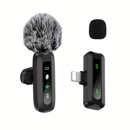 BowLift | SoundSnap Wireless Clip Microphone – USB-C Microphone for Smartphone and Tablet