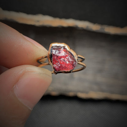 Skanto | Natural Raw Birthstone Ring - Selina