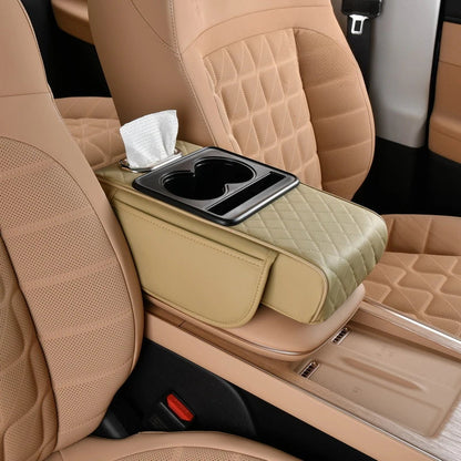 BowLift | Premium Car Center Console Armrest Cushion with Storage