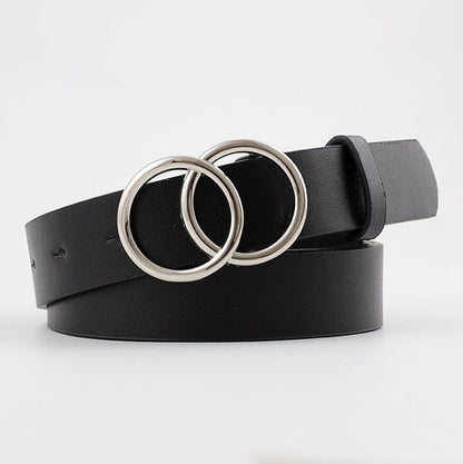 Beltona - Damen-Ledergürtel mit O-Ring-Schnalle - FashionWOLF