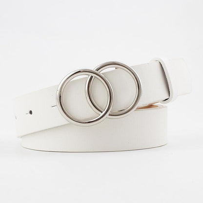 Beltona - Damen-Ledergürtel mit O-Ring-Schnalle - FashionWOLF