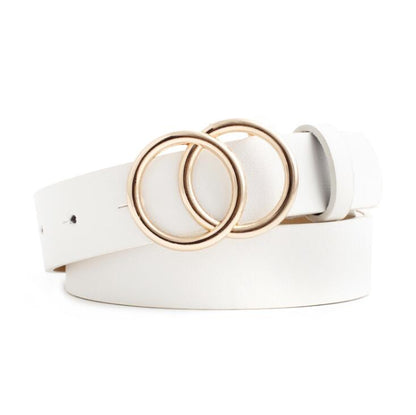 Beltona - Damen-Ledergürtel mit O-Ring-Schnalle - FashionWOLF