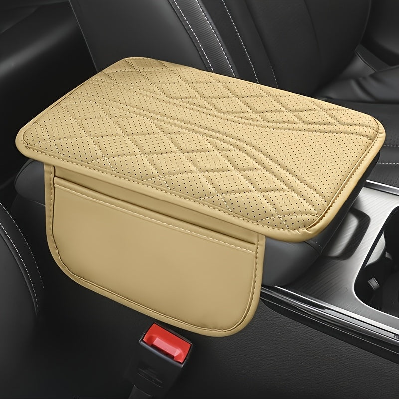 Car Armrest Organizer PU Leather with Pocket | Karnz