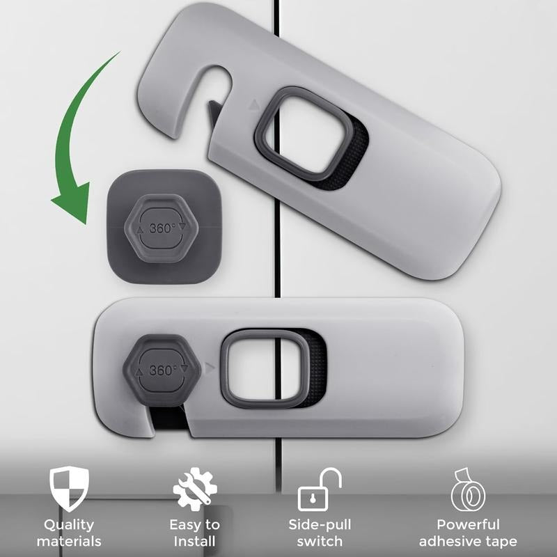 Child Safety Cabinet Locks Multi-Pack | Bowlift