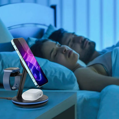 Skanto | Foldable Magnetic 3-in-1 Wireless Charger
