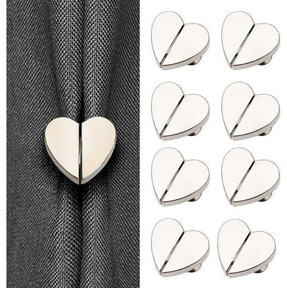 Heart-Shaped Magnetic Curtain Fasteners Bowlift