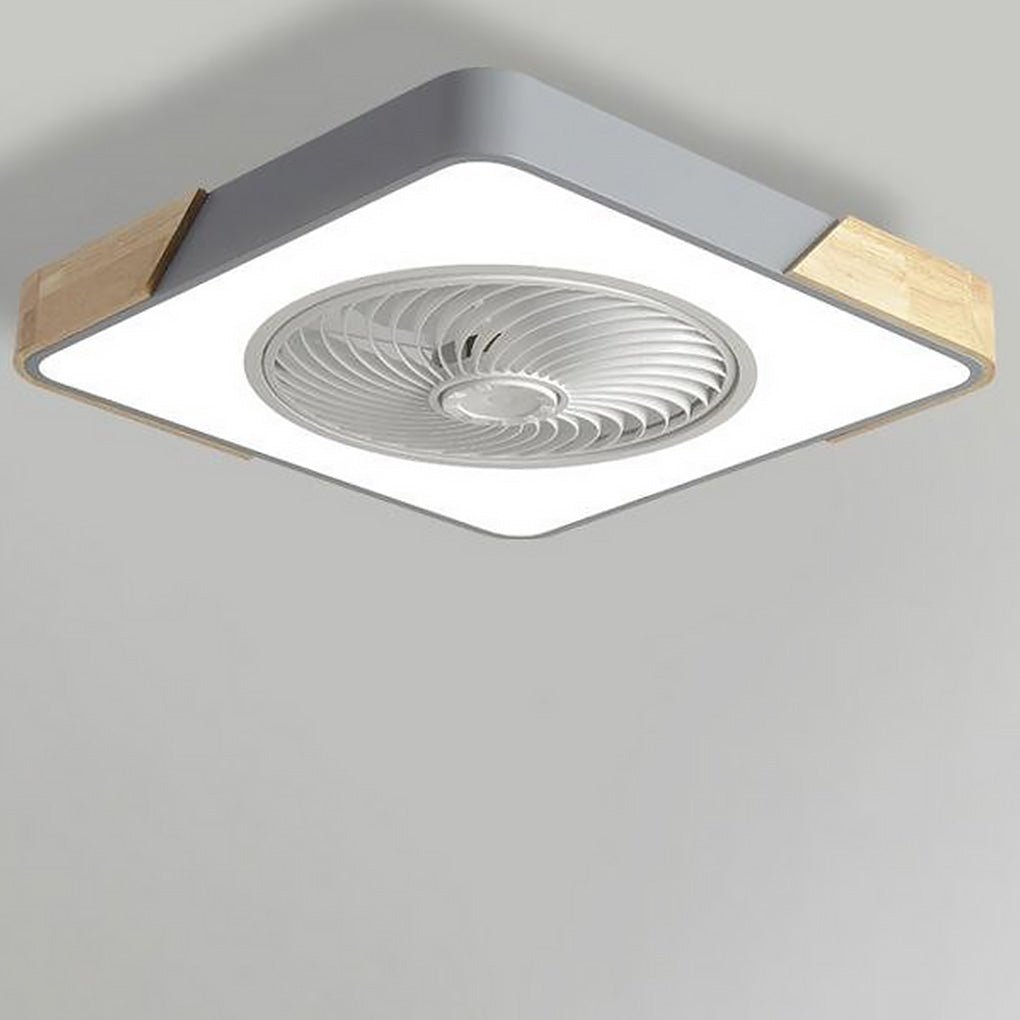 Skanto | Integrated LED Ceiling Lamp and Bladeless Fan with Remote Control
