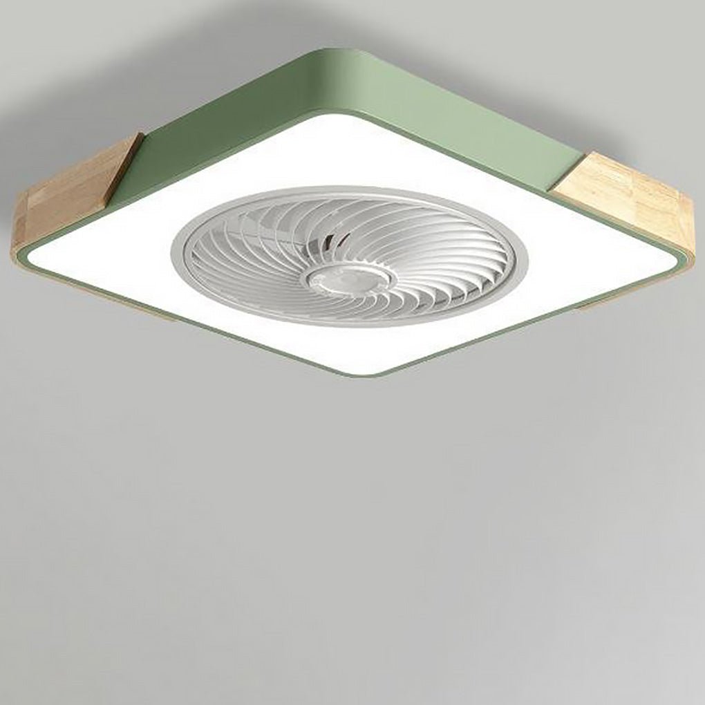 Skanto | Integrated LED Ceiling Lamp and Bladeless Fan with Remote Control