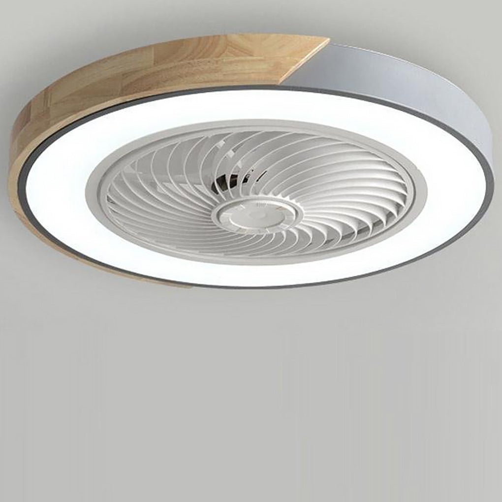 Skanto | Integrated LED Ceiling Lamp and Bladeless Fan with Remote Control