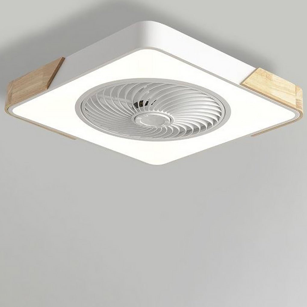 Skanto | Integrated LED Ceiling Lamp and Bladeless Fan with Remote Control