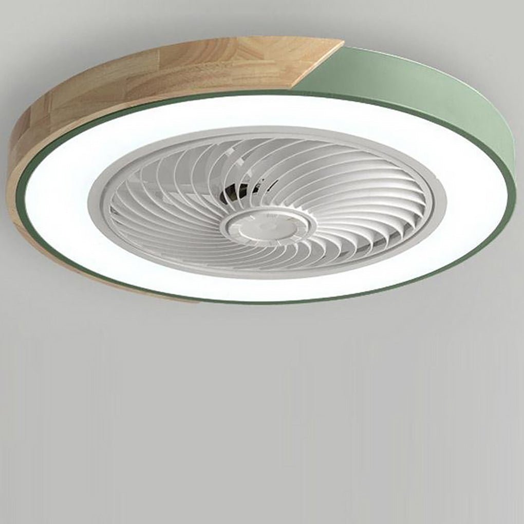 Skanto | Integrated LED Ceiling Lamp and Bladeless Fan with Remote Control