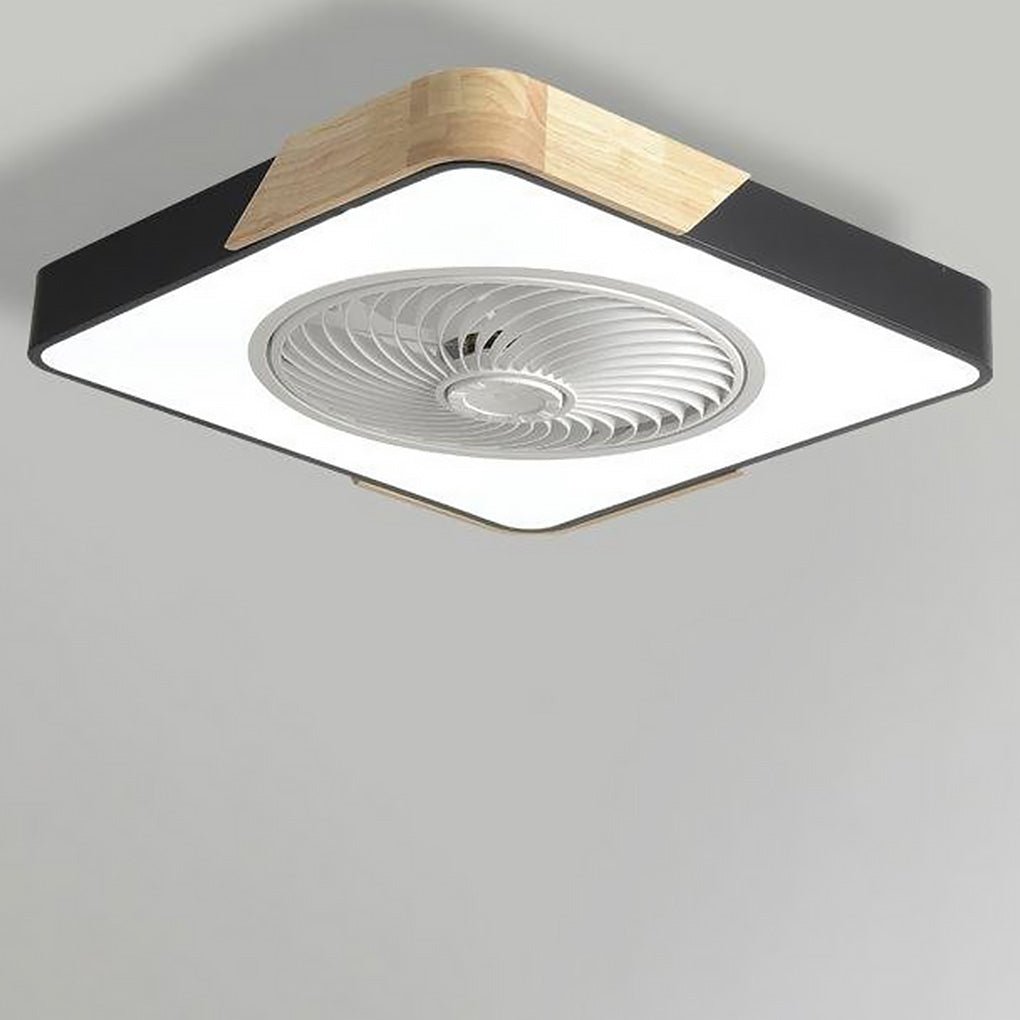 Skanto | Integrated LED Ceiling Lamp and Bladeless Fan with Remote Control