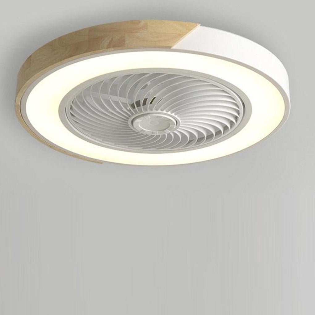 Skanto | Integrated LED Ceiling Lamp and Bladeless Fan with Remote Control