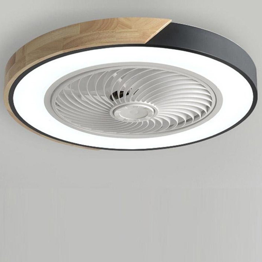 Skanto | Integrated LED Ceiling Lamp and Bladeless Fan with Remote Control
