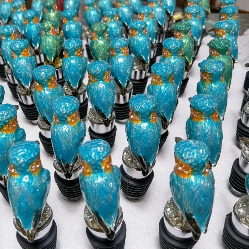 Bird Metal Wine Bottle Stopper Handmade Stopper Home Bar Accessories | Bowlift
