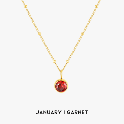 Aurora Birthstone Necklace - An Enchanting Connection