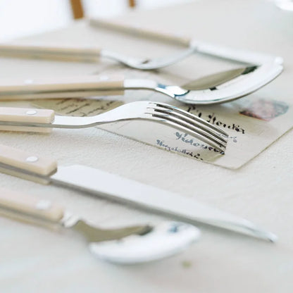 BowLift | 24-Piece Cutlery Set – Engraved Stainless Steel Flatware for 6 People