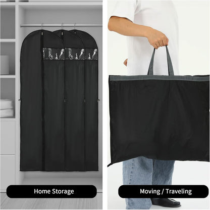 BowLift | Long Garment Storage Cover – 180cm Dress Bag with Zipper & Window (Buy 1, Get 1 FREE)